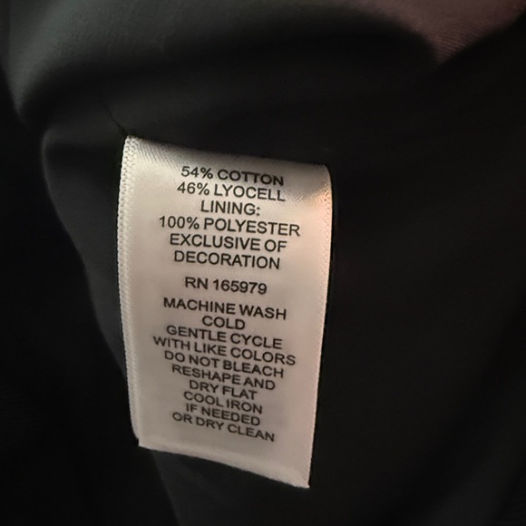 CUPIO button down ruffle accent vest black size medium - Picture 8 of 8